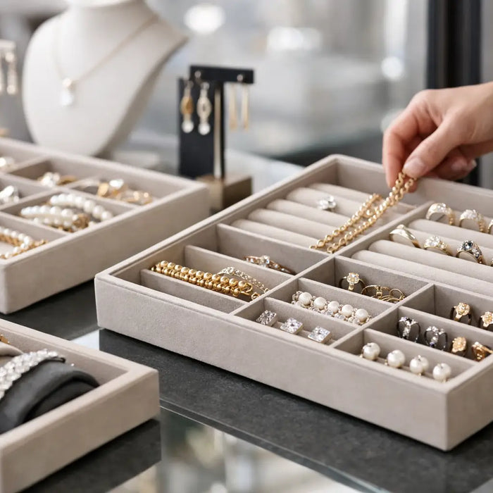 How to Organize Jewelry Trays for Better Sales