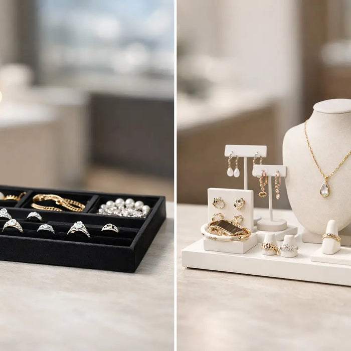 Jewelry Tray vs Display Stand for Retail Sales