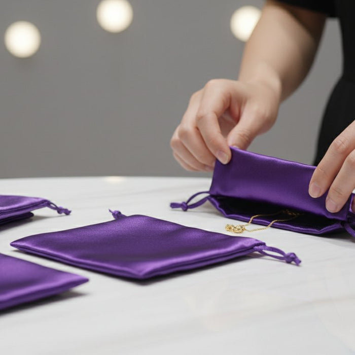The Ultimate Guide to Satin Drawstring Pouches for Jewelry Branding in 2026