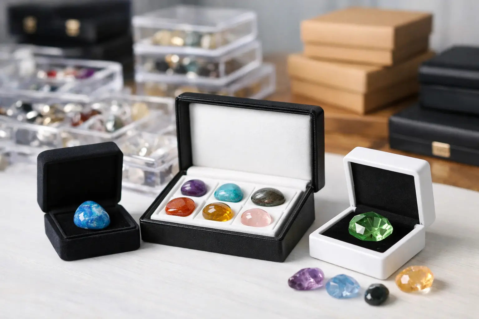 How to Buy Gemstone Display Boxes Wholesale
