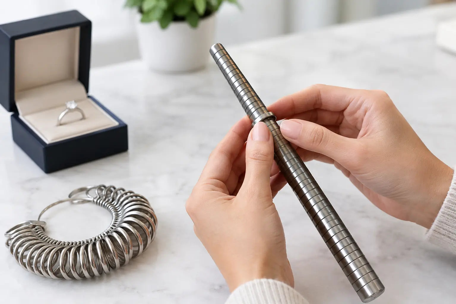 Using a Ring Sizer for Accurate Jewelry Sales