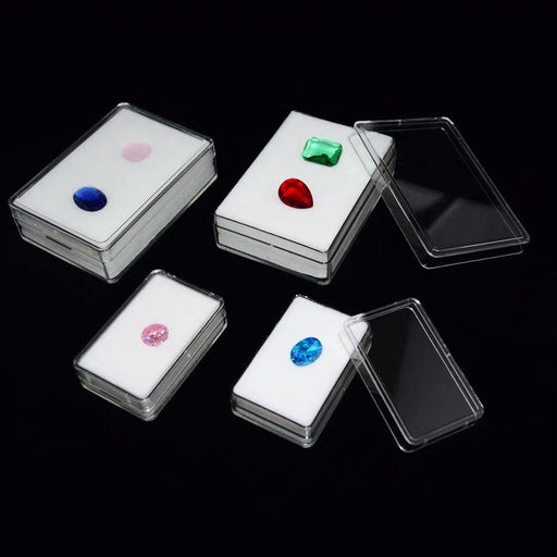 Crystal Clear Dellight Acrylic Transparent Gem Box - Jewelry Packaging Mall