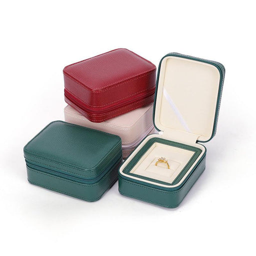 Luxe Microfiber Zipper Box Collection - Jewelry Packaging Mall