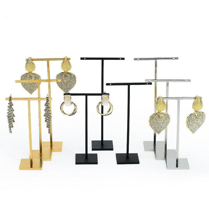 Steel Sparkle Earring Display Collection - Jewelry Packaging Mall