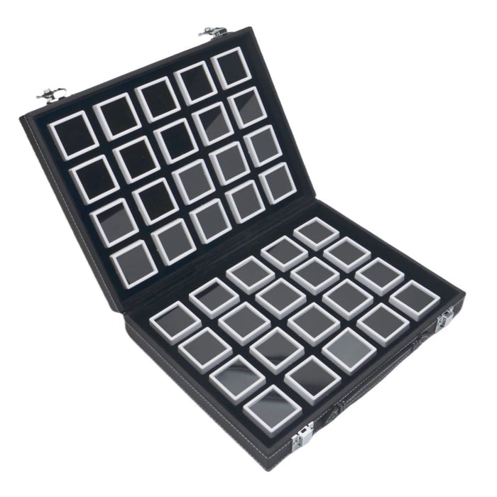 Gem Boxes Salesman Suitcase w/ Lock (Gem Boxes Included)-JPM0129