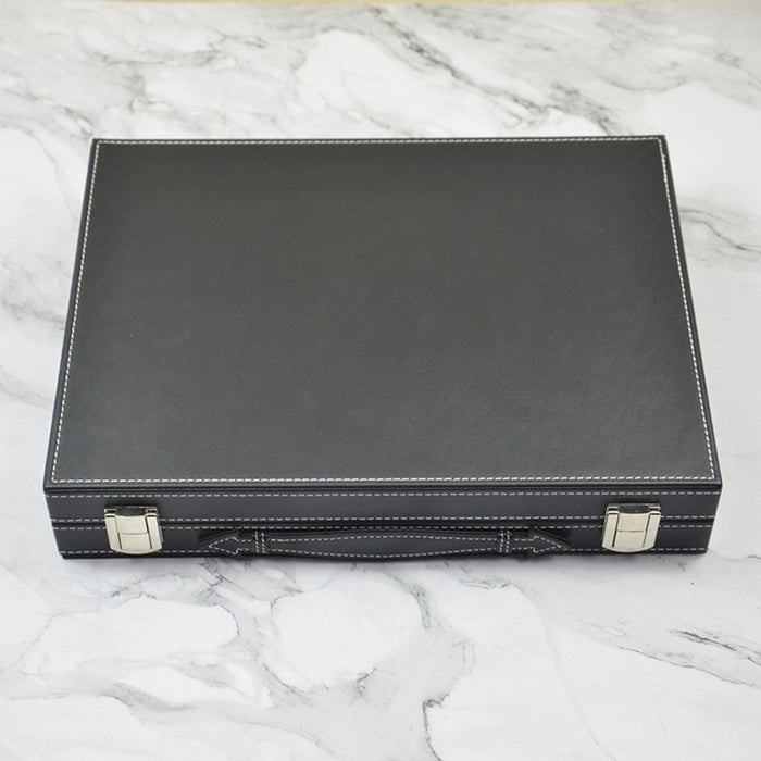 Clear Round Gemstone Display Case-JPM0300