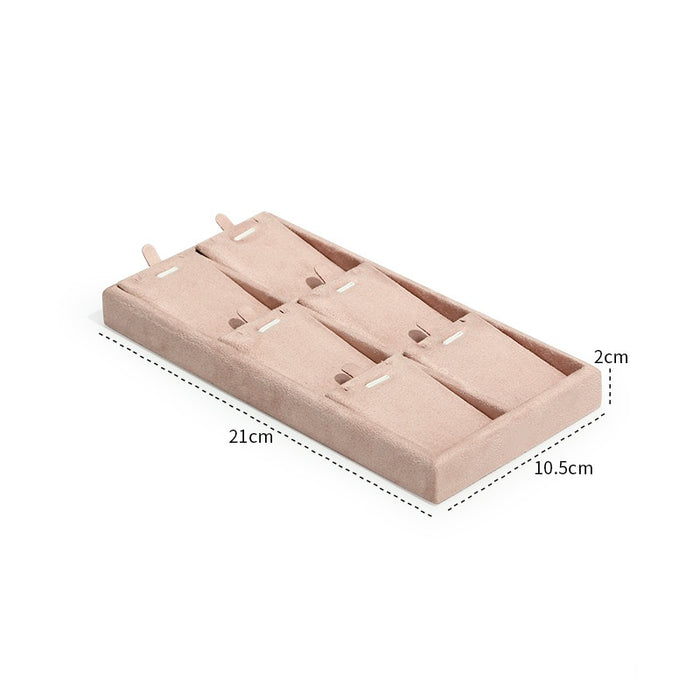 Metallic Pink Jewelry Showcase Tray