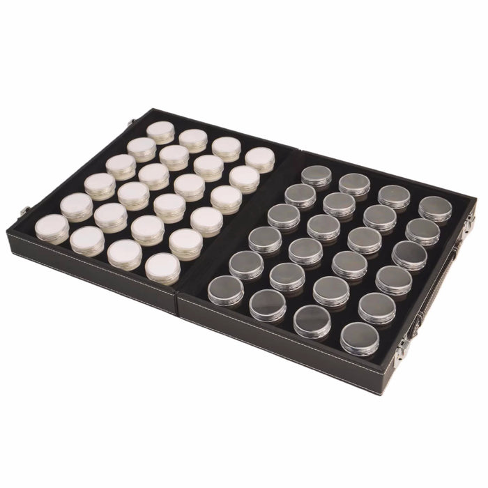 Clear Round Gemstone Display Case-JPM0300