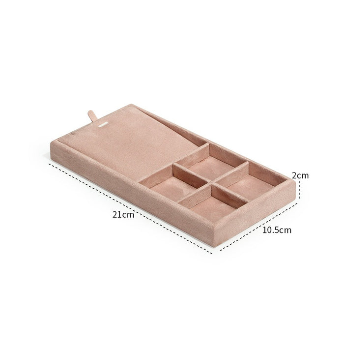 Metallic Pink Jewelry Showcase Tray