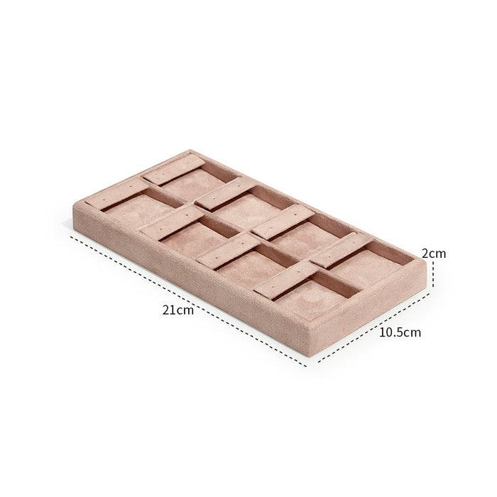 Metallic Pink Jewelry Showcase Tray