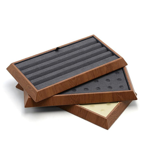 Wooden Frame Microfiber Gemstones Tray - Jewelry Packaging Mall