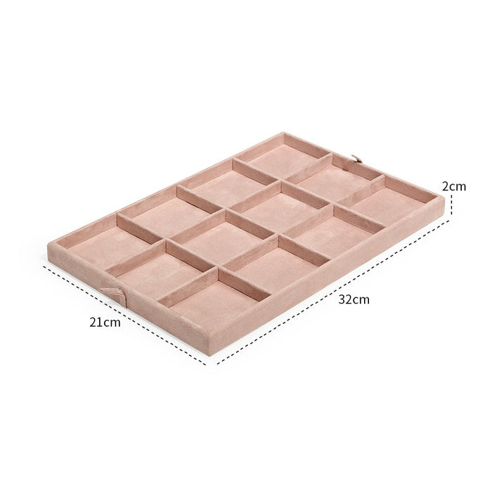 Metallic Pink Jewelry Showcase Tray