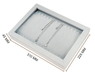 Glamourous Jewelry Velvet Showcase Tray W/ Transparent Lid - Jewelry Packaging Mall