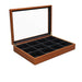 Cheerish Wooden Showcase Trays (w/ Hinged Transparent Lid) - Jewelry Packaging Mall