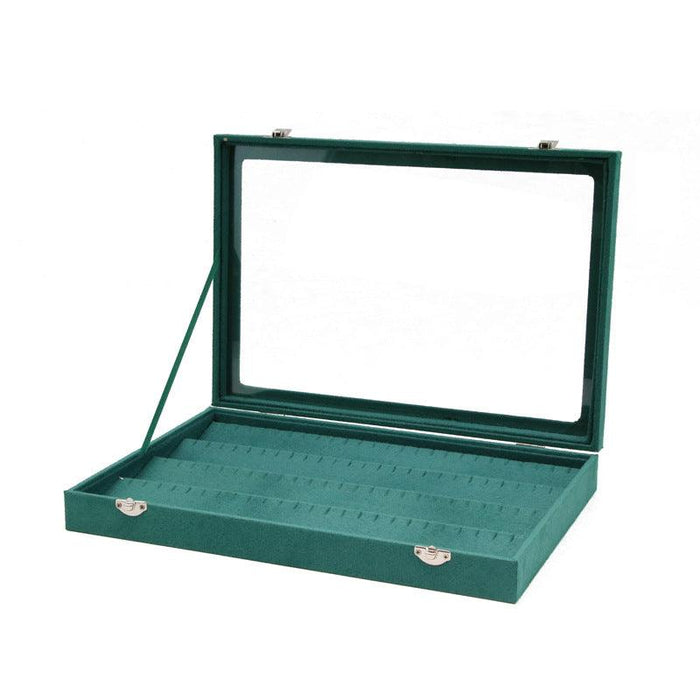 Green Luxurious Velvet Jewelry Display Trays - Jewelry Packaging Mall