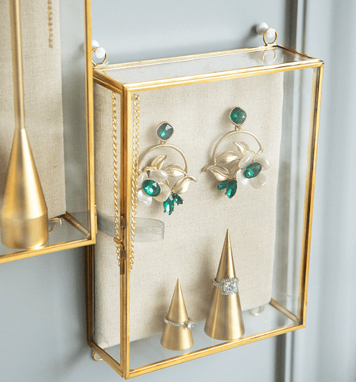 Antique Gold Frame Wall Jewelry Display - Jewelry Packaging Mall