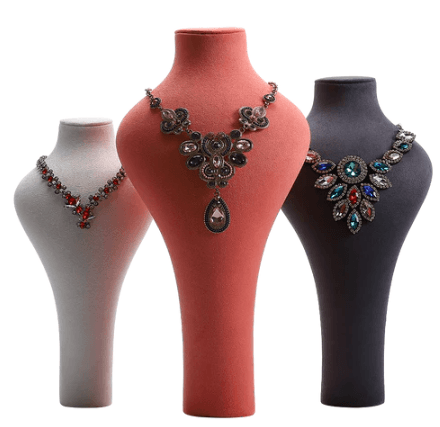 Aurora Breeze Necklace Bust - Jewelry Packaging Mall