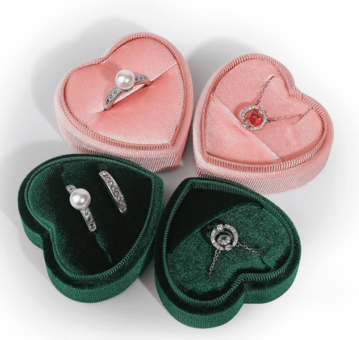 Bute Heart Velvet Collection - Jewelry Packaging Mall