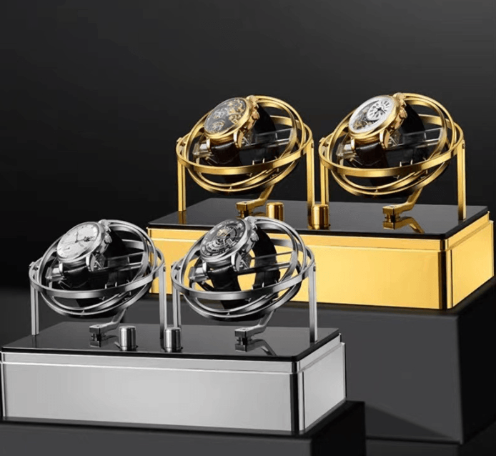 Double Metal Watch Winder Display(尺寸暂无) - Jewelry Packaging Mall
