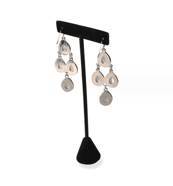 Economy Black Velvet Earrings Display Stands - Jewelry Packaging Mall