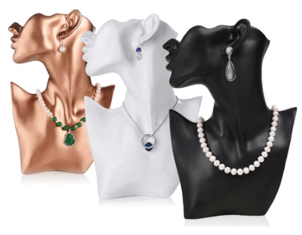Elegant Woman Necklace Bust - Jewelry Packaging Mall