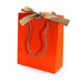 Fancy Shopping Bag With Golden Ribbon (10 pcs Per Pack) - Jewelry Packaging Mall