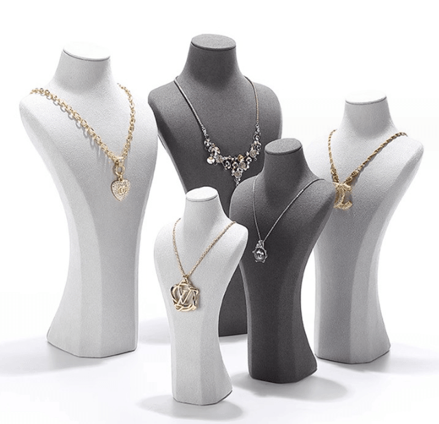Graceful Curve Necklace Display - Jewelry Packaging Mall