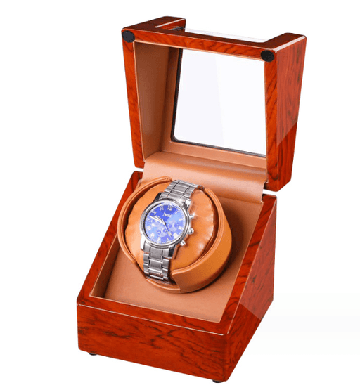 Lacquered Single Watch Winder Box - Jewelry Packaging Mall