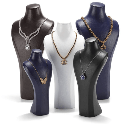 Regal Elegance Necklace Bust - Jewelry Packaging Mall