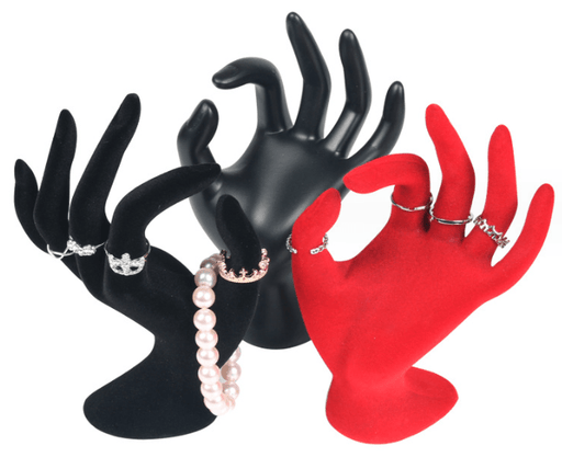Resin Hand Form Rings Display (OK posture) - Jewelry Packaging Mall