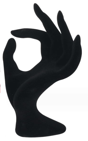 Resin Hand Form Rings Display (OK posture) - Jewelry Packaging Mall