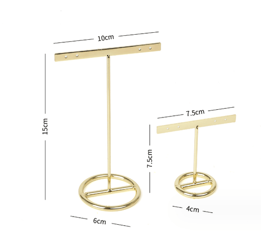 T-bar Metal Earrings Display Stands - Jewelry Packaging Mall