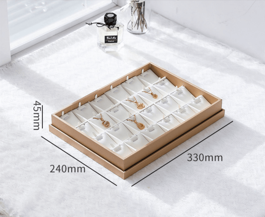 Trendy Showcase Trays w/ Transparent Lid - Jewelry Packaging Mall