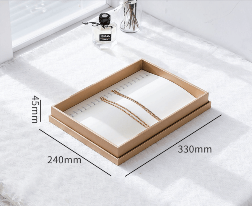 Trendy Showcase Trays w/ Transparent Lid - Jewelry Packaging Mall