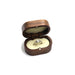 Walnut Oval Jewelry Box Wood Ring Box for Wedding Ceremony-Engagement - Jewelry Packaging Mall