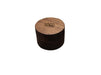 Walnut Wooden Small Jewelry Ring Box with Two Slots Black Velvet - Jewelry Packaging Mall