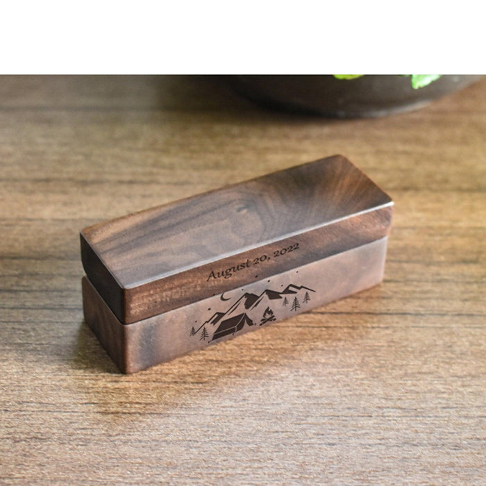 Wood Ring Box for Wedding Ceremony-Engagement - Jewelry Packaging Mall