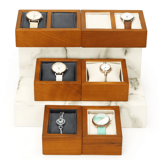 Wooden Frame Pillow Watch Display - Jewelry Packaging Mall