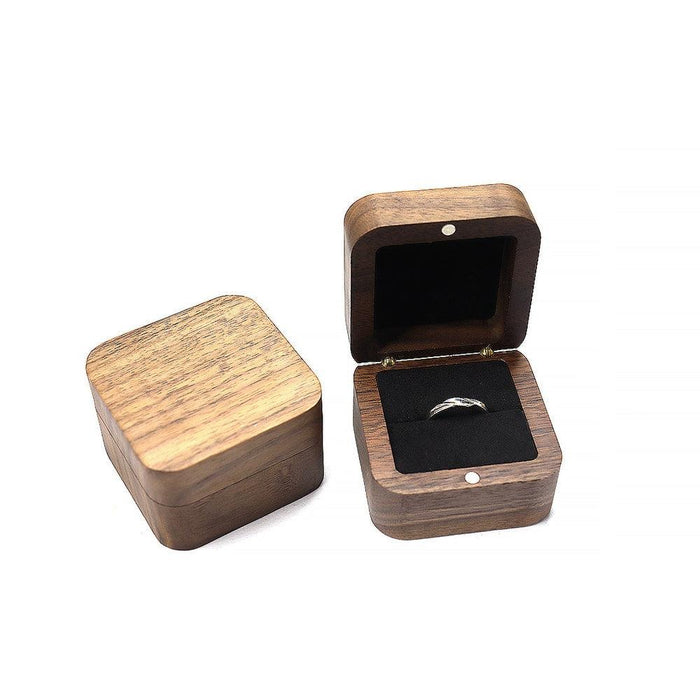 Square Polished Wooden Ring Box, Style : Antique, Pattern : Plain at Rs 200  / Piece in Moradabad