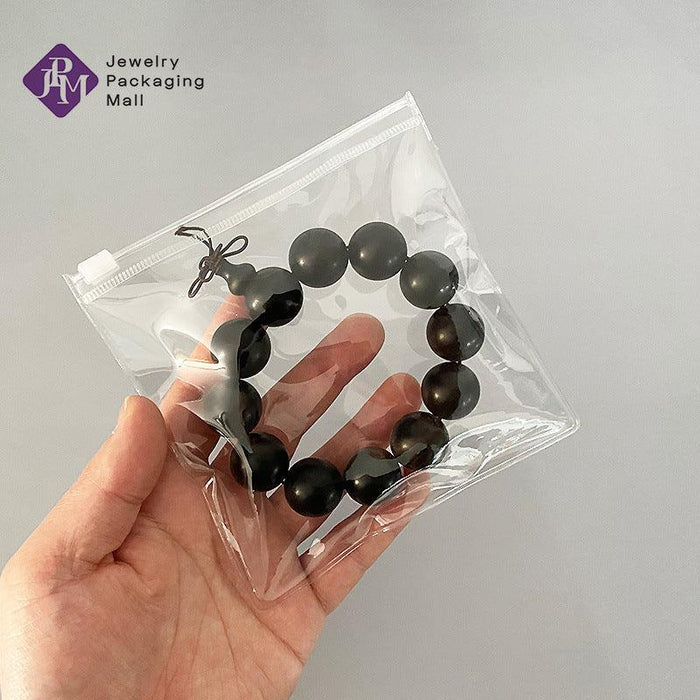 100pcs Self Seal PVC Pack Zipper Lock Bags,Clear Jewelry Anti Oxidation Bag Clarity Tarnish Prevention,Small Sealed Bag,Resealable packaging or Storage of Jewelry, Cable Organizer Bag - Jewelry Packaging Mall