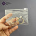 100pcs Self Seal PVC Pack Zipper Lock Bags,Clear Jewelry Anti Oxidation Bag Clarity Tarnish Prevention,Small Sealed Bag,Resealable packaging or Storage of Jewelry, Cable Organizer Bag - Jewelry Packaging Mall