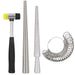 4 Pieces US UK Ring Sizer Mandrel Measuring Tool Sets - Jewelry Packaging Mall