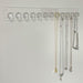 Acrylic Necklace Wall Hanger （Hold 12 Necklaces） - Jewelry Packaging Mall