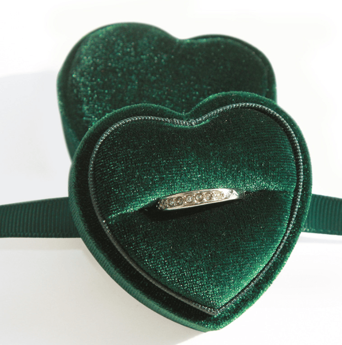 Bute Heart Velvet Collection - Jewelry Packaging Mall