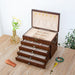 Classic Solid Wood Jewelry Organizer (4 drawers) - Jewelry Packaging Mall