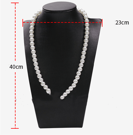 Economy Black PU Leather Necklace Busts - Jewelry Packaging Mall
