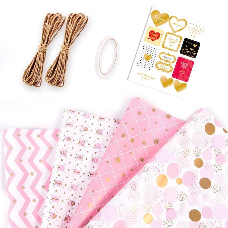 Pinky Pattern Wrapping Paper — Jewelry Packaging Mall