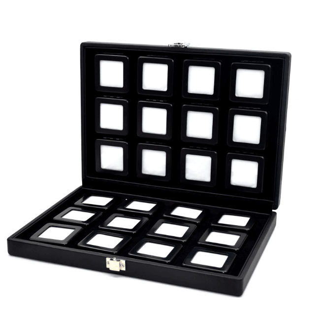 Portable PU Travel Case Hold Gem Boxes - Jewelry Packaging Mall
