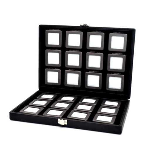 Portable PU Travel Case Hold Gem Boxes - Jewelry Packaging Mall
