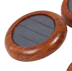 Round Shape Wood Counter Showcase Trays - Jewelry Packaging Mall